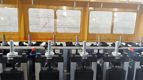 Difference between top model and economical type slide roll forming machine