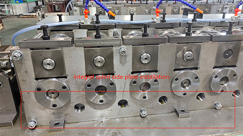 Difference between top model and economical type slide roll forming machine