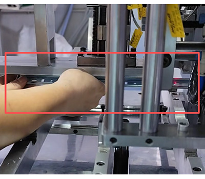 How to setting telescopic slide rail riveting machine slide lengths
