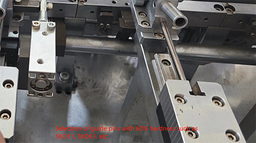 How to solve the clips and guide pin assembly problems